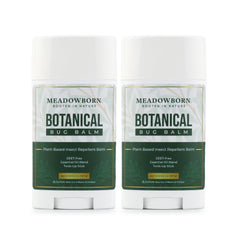 Meadowborn Bug Balm twist-up stick for convenient outdoor application.