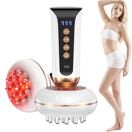 MechMaj 4-in-1 lymphatic drainage massager front view for at-home relaxation and contouring