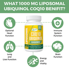 Mecinalis bottle label notes ubiquinol active form for better cellular support.