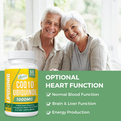 Illustration of liposomal delivery improving bioavailability for CoQ10.