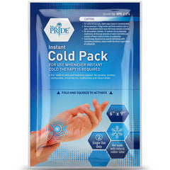 Safe, non-toxic chemical packs suitable for household first aid.