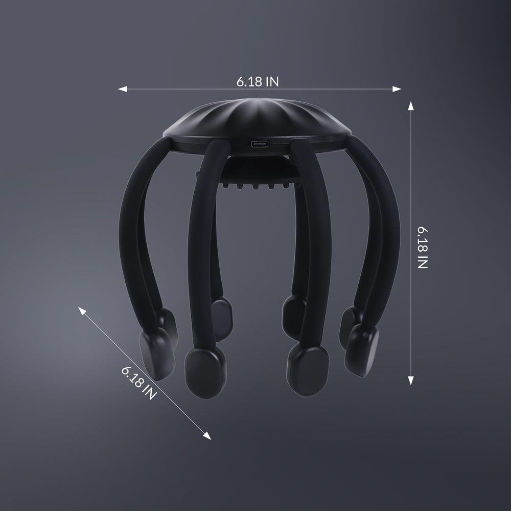 MEDAMOC quiet electric scalp massager designed for focused relaxation.
