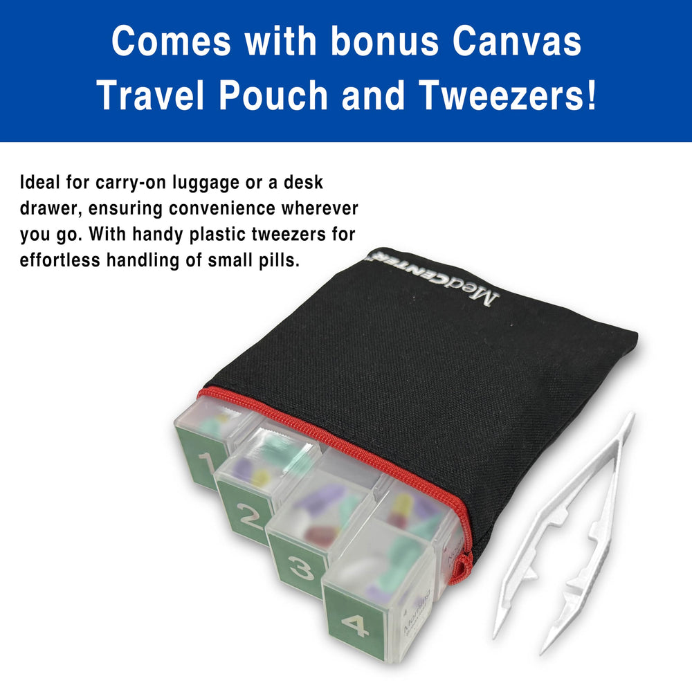 MedCenter compact design fits in small bags for discreet daily use