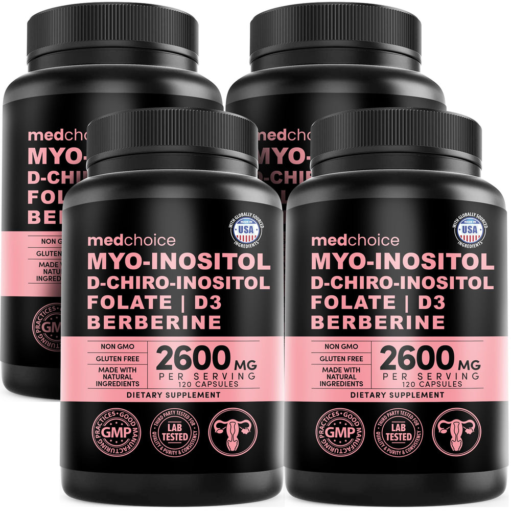 MEDCHOICE 14-in-1 Inositol Complex bottle close-up for daily hormone balance