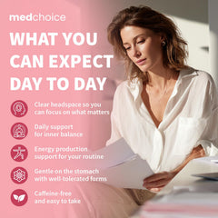 MEDCHOICE botanical blend on label for daily wellness ritual.