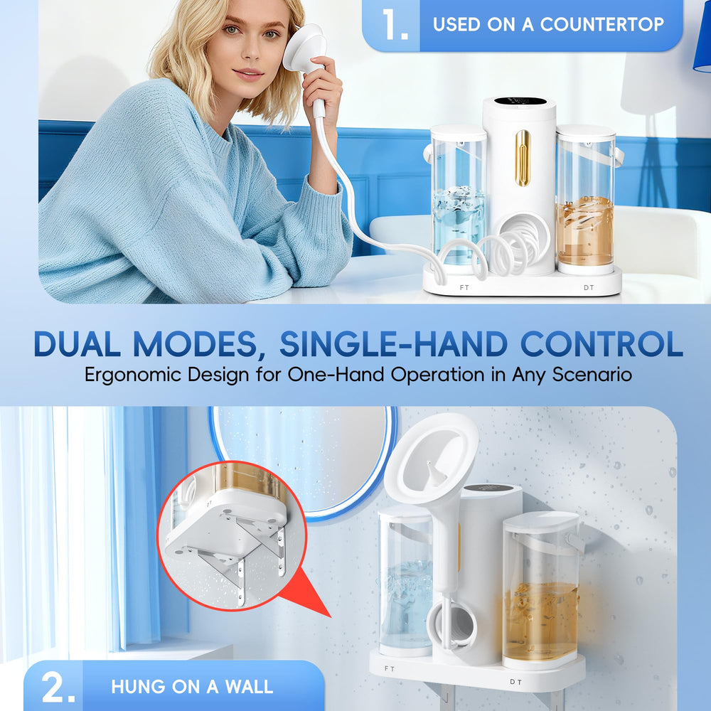 Medcodes extended nozzle reaches deep into the ear canal for targeted flushing.