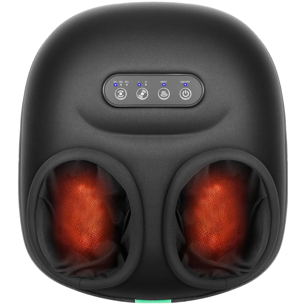 Medcursor foot massager with heat delivers soothing warmth for tired feet