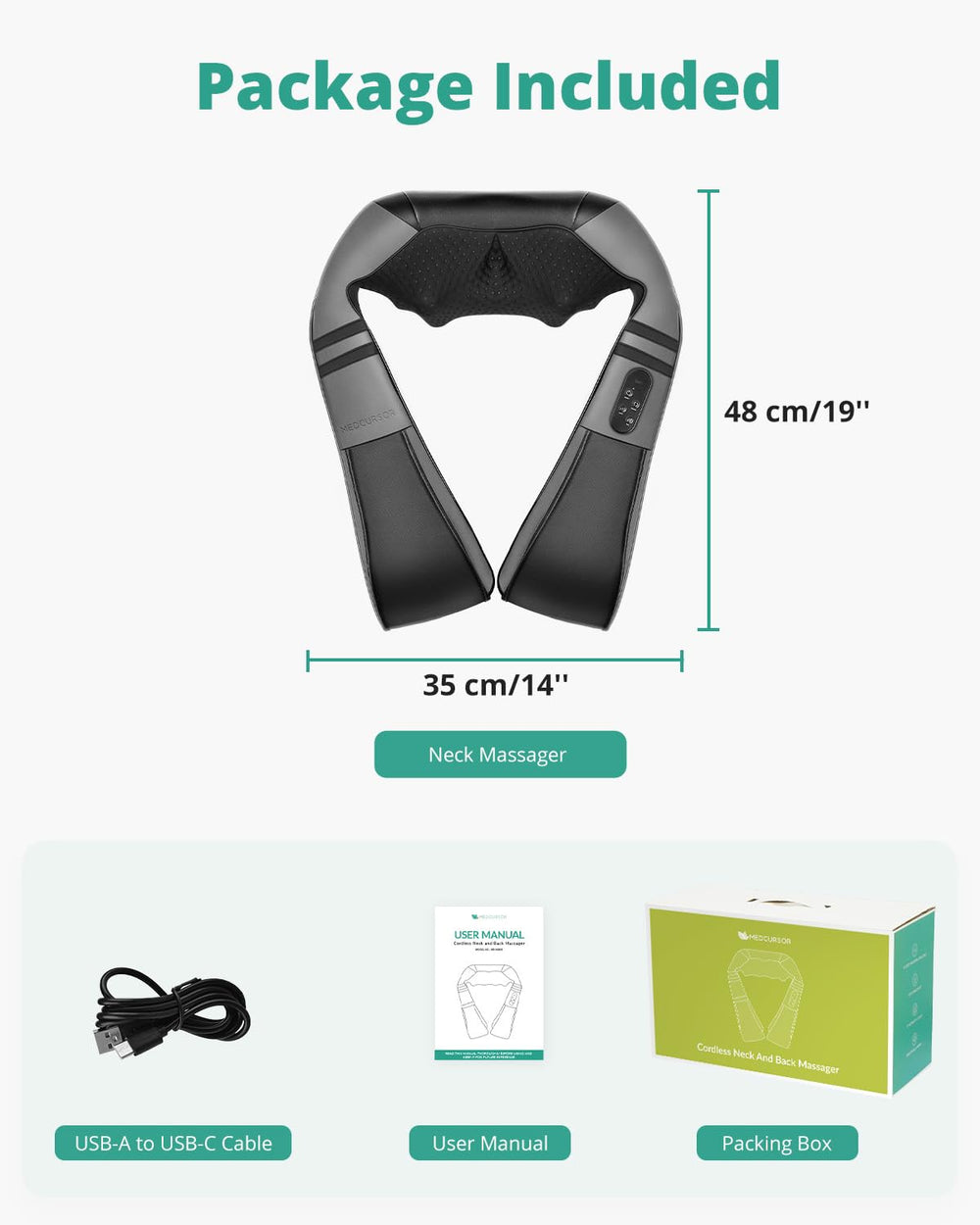Medcursor neck massager warranty and support for peace of mind during use