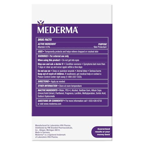 Mederma Advanced Scar Gel absorption demonstrates fast settling without residue.