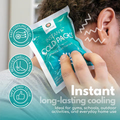 Medi Grade instant cold pack compact size in hand