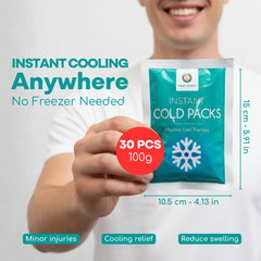 Medi Grade cold pack folded to rupture inner pouch