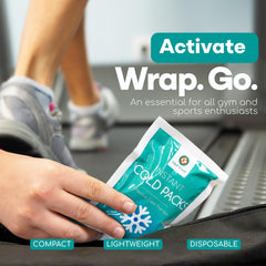 Medi Grade cold pack in a lunch bag for on the go