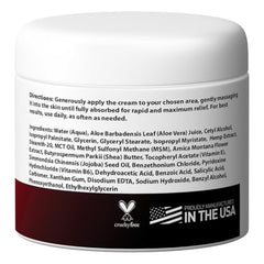 Medical Miracles hemp cream 4oz jar ready for on-the-go skin care and moisture