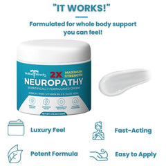 Medical Miracles Neuropathy Cream aloe vera close-up – soothing skin hydration.