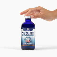 Gumtite bright smile after use showcases potential improvement in gum health.