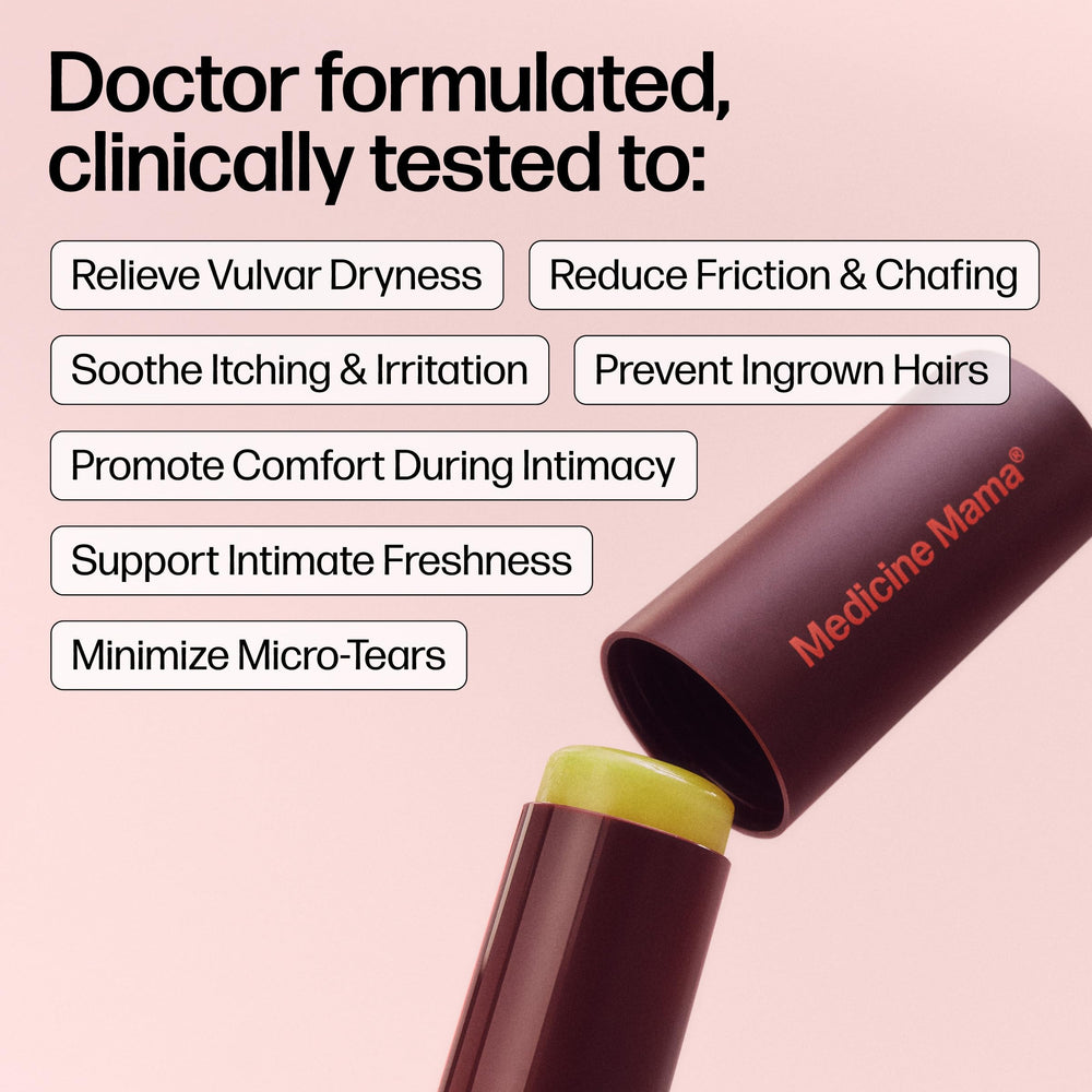 Close-up of VMAGIC Lips Stick cap for convenient, mess-free application on sensitive skin.