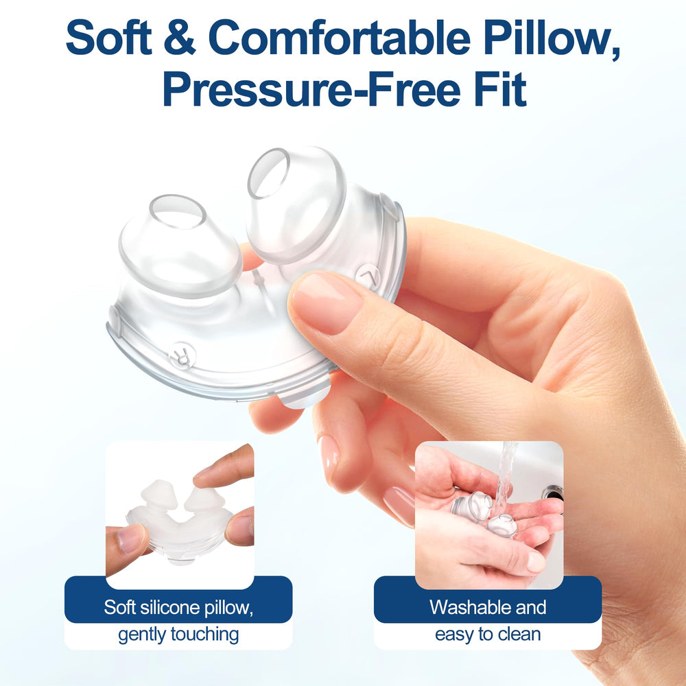 MEDICOLOR Airfit P10 frame system ensures a stable, lightweight CPAP setup.