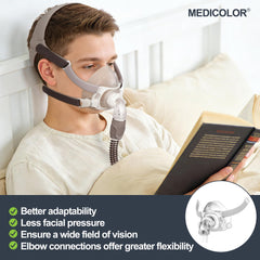 Medicolor F40 elbow connector ensures smooth hose connection and easier setup.