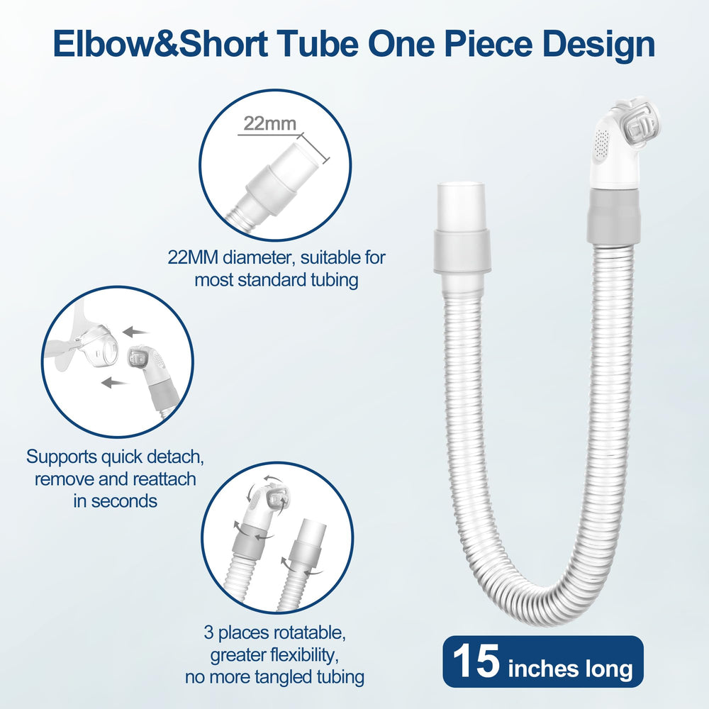 MEDICOLOR N20 short hose tubing for quiet airflow