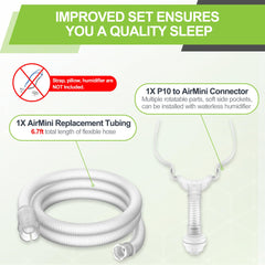 MEDICOLOR P10 to AirMini connector tube preserves airflow and reliable connections.