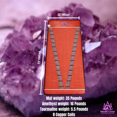 MediCrystal amethyst crystal close-up showing natural crystal elements.