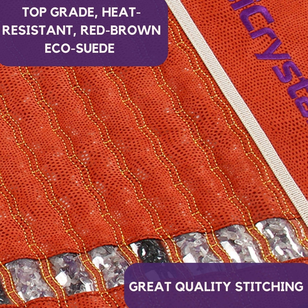 MediCrystal control panel with adjustable temperature for personalized sessions.