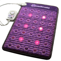 MediCrystal far infrared amethyst mat front view for home warmth and relaxation
