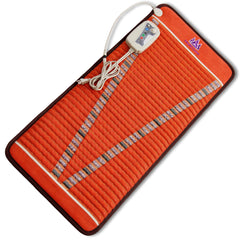 MediCrystal infrared mat front view with compact size and gentle warmth.