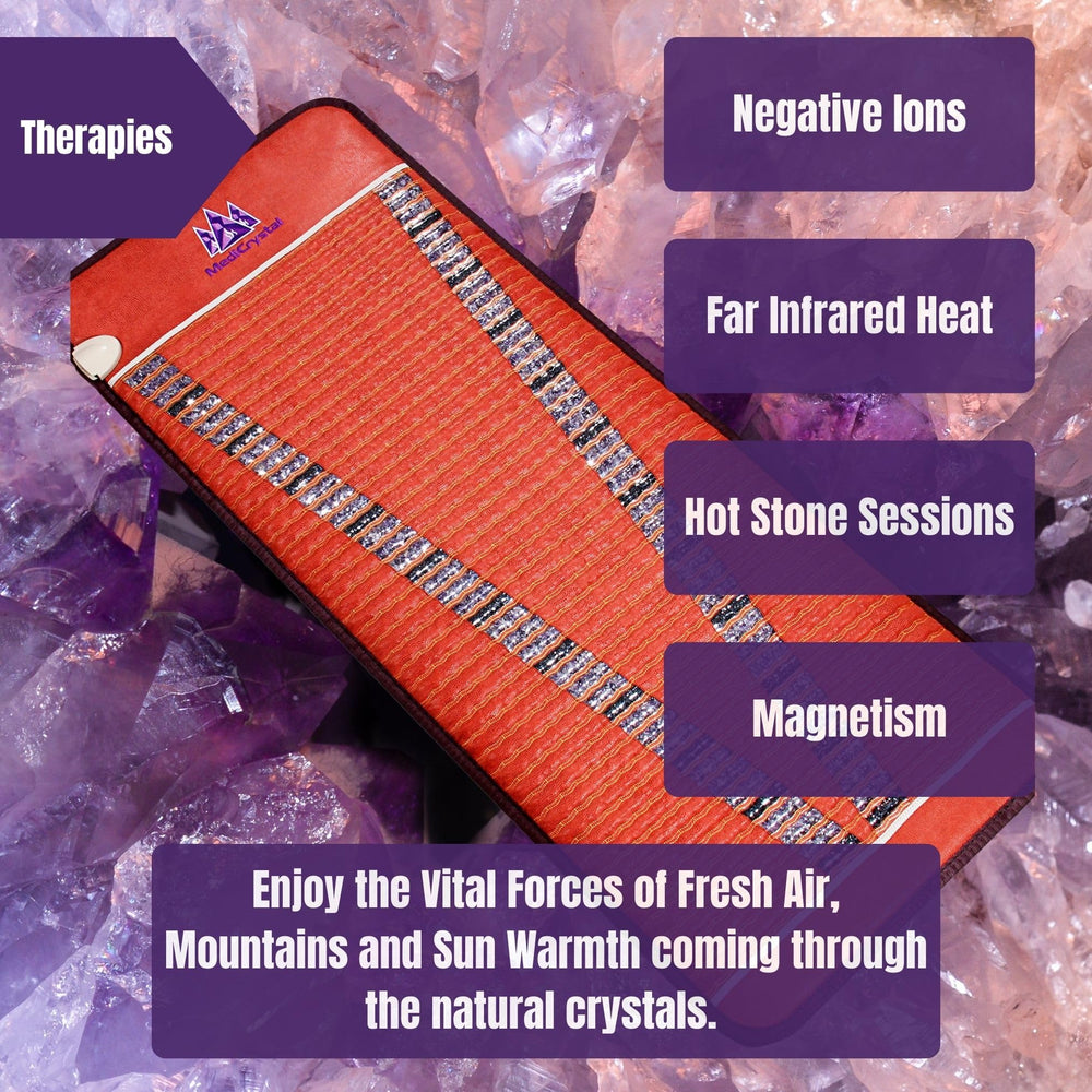 MediCrystal waterproof cover attached for easy cleaning and protection.