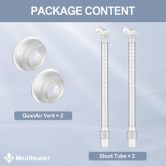 Medihealer 360-swivel elbow: smooth rotation supports varied sleeping positions.