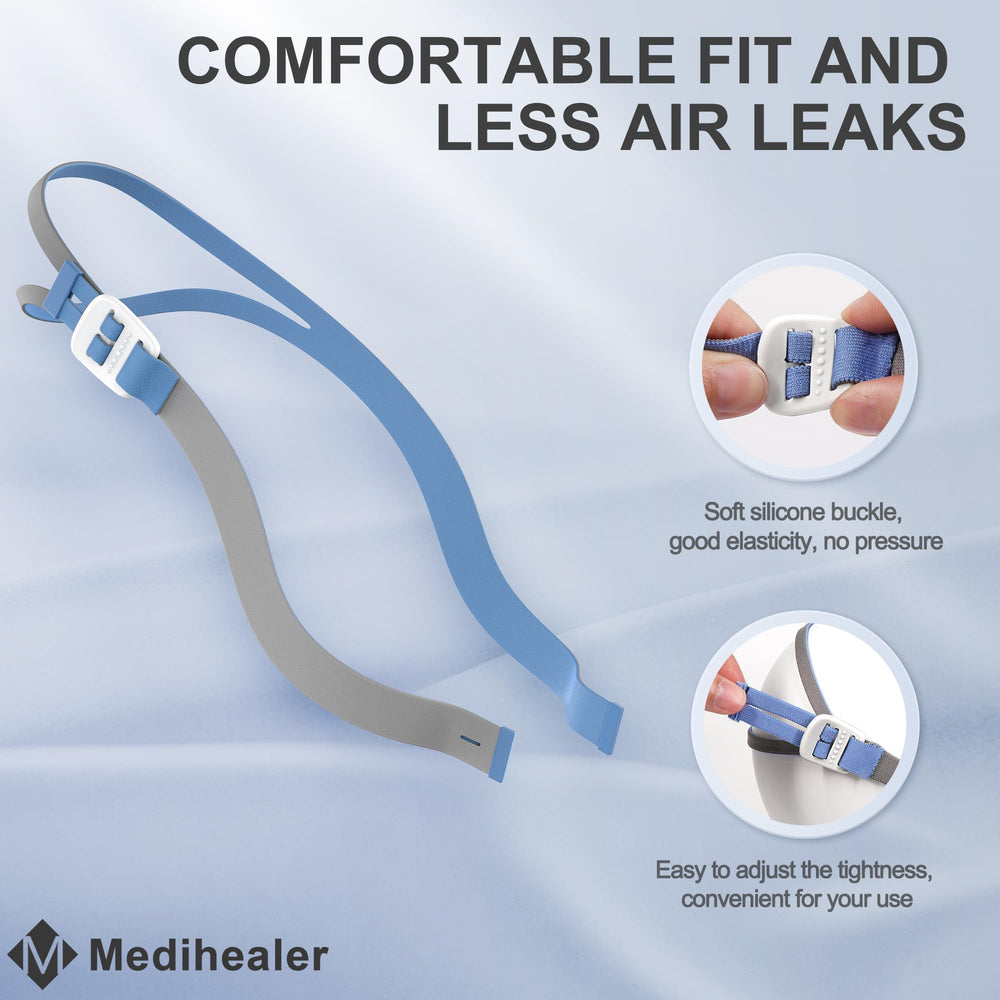 Medihealer fixed connection design delivers a stable, leak-free CPAP connection.