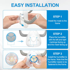 Medihealer passive humidification without water tanks, no distilled water needed.