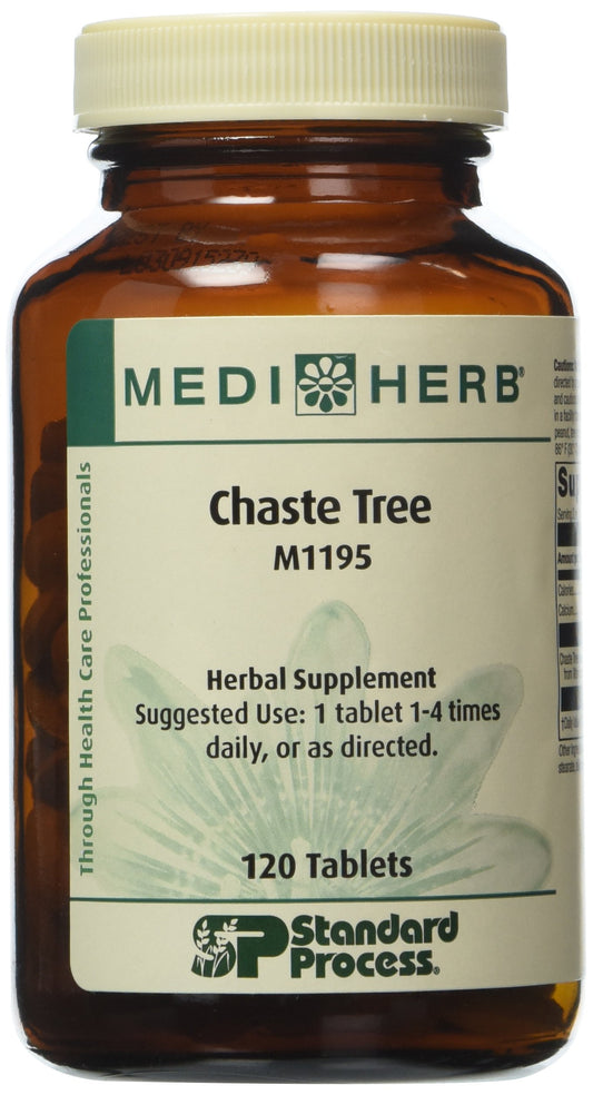 Mediherb Chaste Tree bottle supports natural hormonal balance.