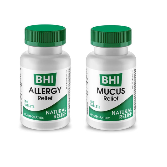 MediNatura BHI Mucus Relief tablets dissolving quickly for easy use.