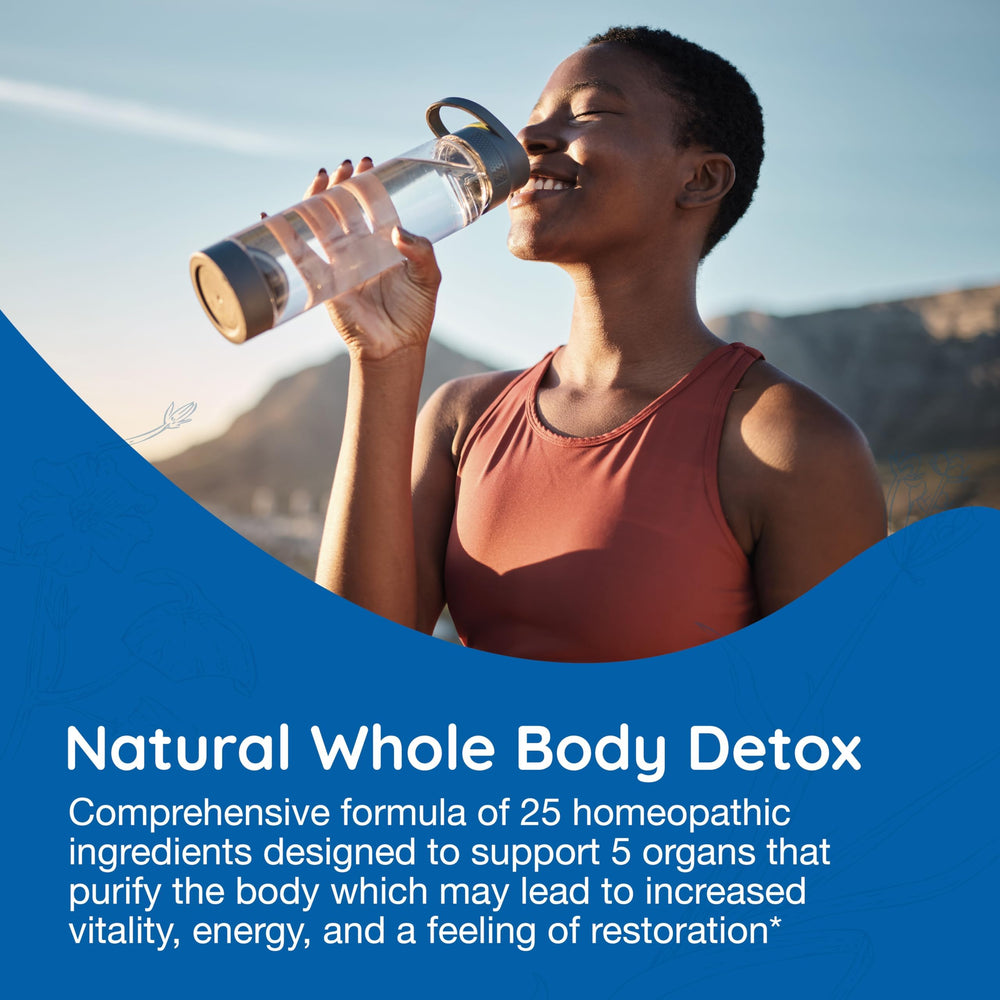 MediNatura BodyAnew label close-up highlights natural ingredients behind the detox blend.