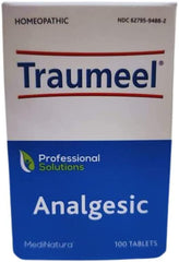 Shelf display of MediNatura Traumeel reinforcing trusted homeopathic option
