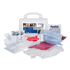 Medique 89701 plastic case cleanup kit in white, ready for quick response on site.