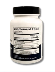 MediLeanPheno bottle label highlighting vegan, non-GMO ingredients.
