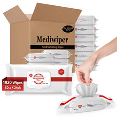 MEDIWIPER 1920 Wipes packaging with resealable cap keeps moisture fresh
