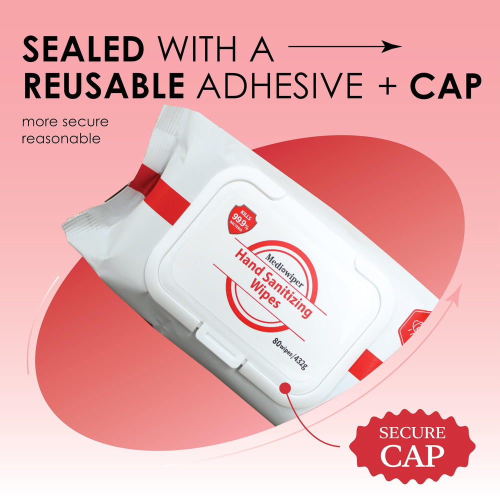 MEDIWIPER 1920 Wipes resealable cap keeps moisture