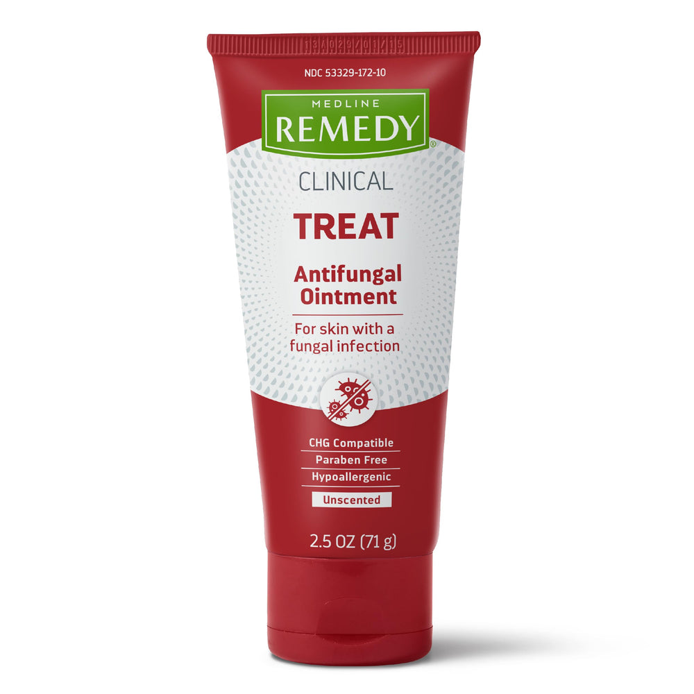 Medline Remedy Phytoplex antifungal ointment 2.5 oz, front view, soothes itching.
