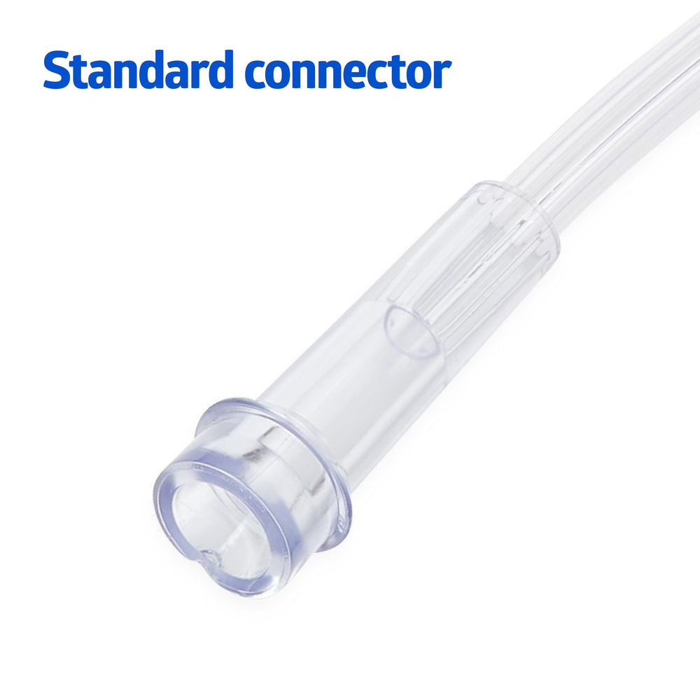 Medline Soft-Touch 25-foot tubing supports flexible movement.