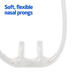 Medline Soft-Touch adjustable nose clip for secure fit.