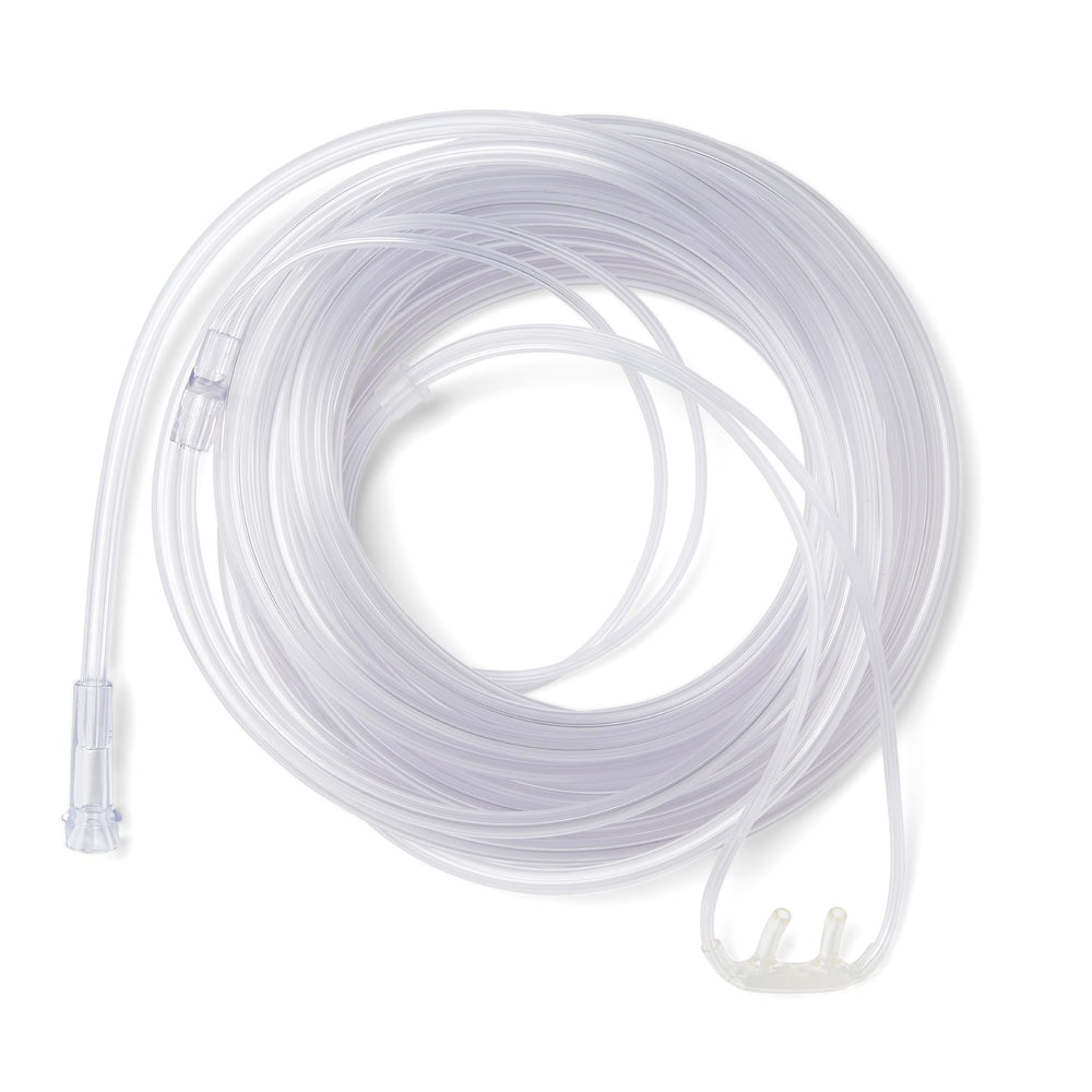 Medline Soft-Touch adult nasal cannula with comfortable prongs.