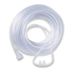 Medline SuperSoft nasal cannula nosepiece fits comfortably for extended wear.