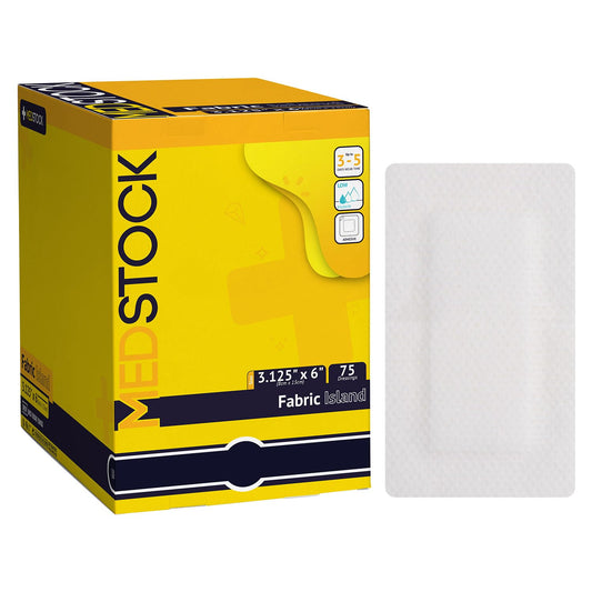MEDSTOCK Fabric Island Dressing shelf display for convenient home wound care