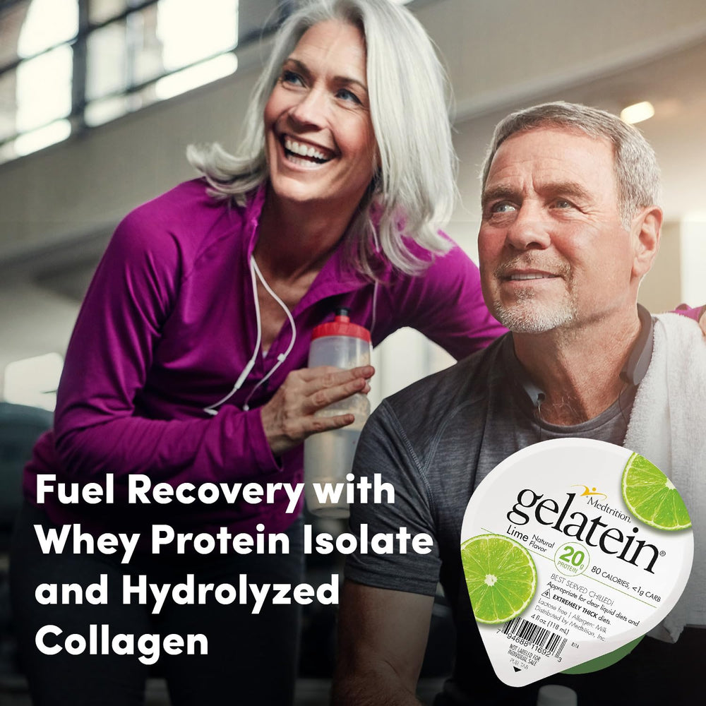 Medtrition Gelatein Lime gym-snack ready-to-drink convenience.