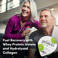 Medtrition Gelatein Lime gym-snack ready-to-drink convenience.