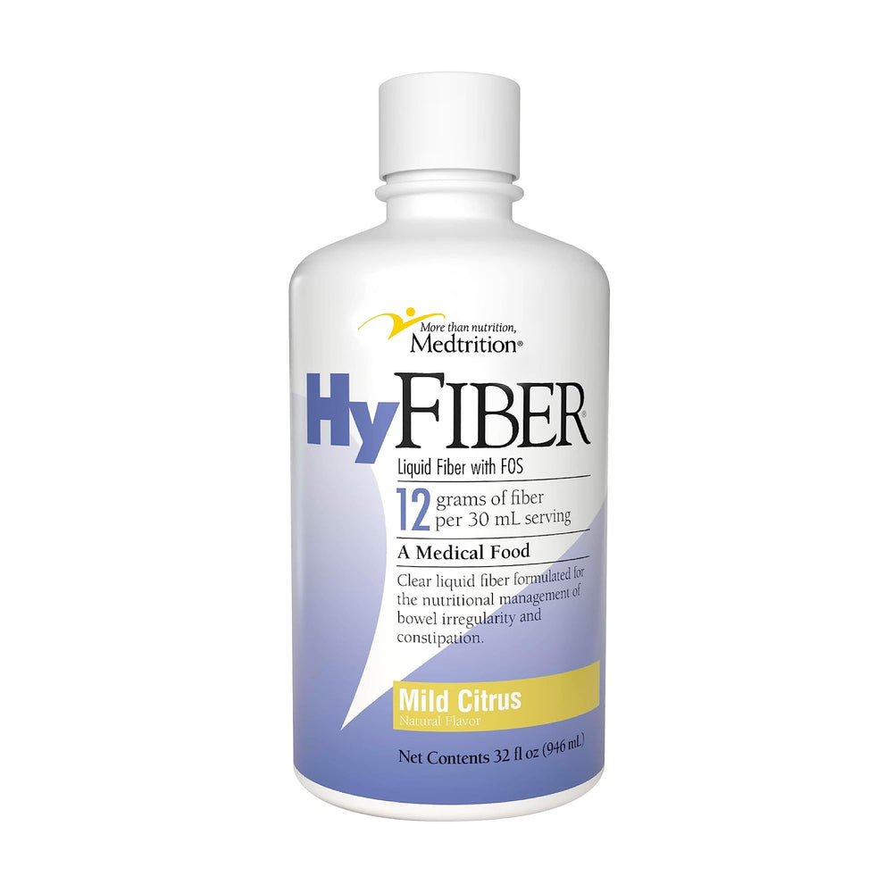 Medtrition HyFiber daily liquid fiber bottle for regularity support
