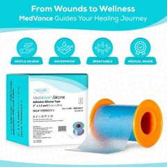 MedVance skin-friendly texture close-up demonstrates gentle adhesion for sensitive skin
